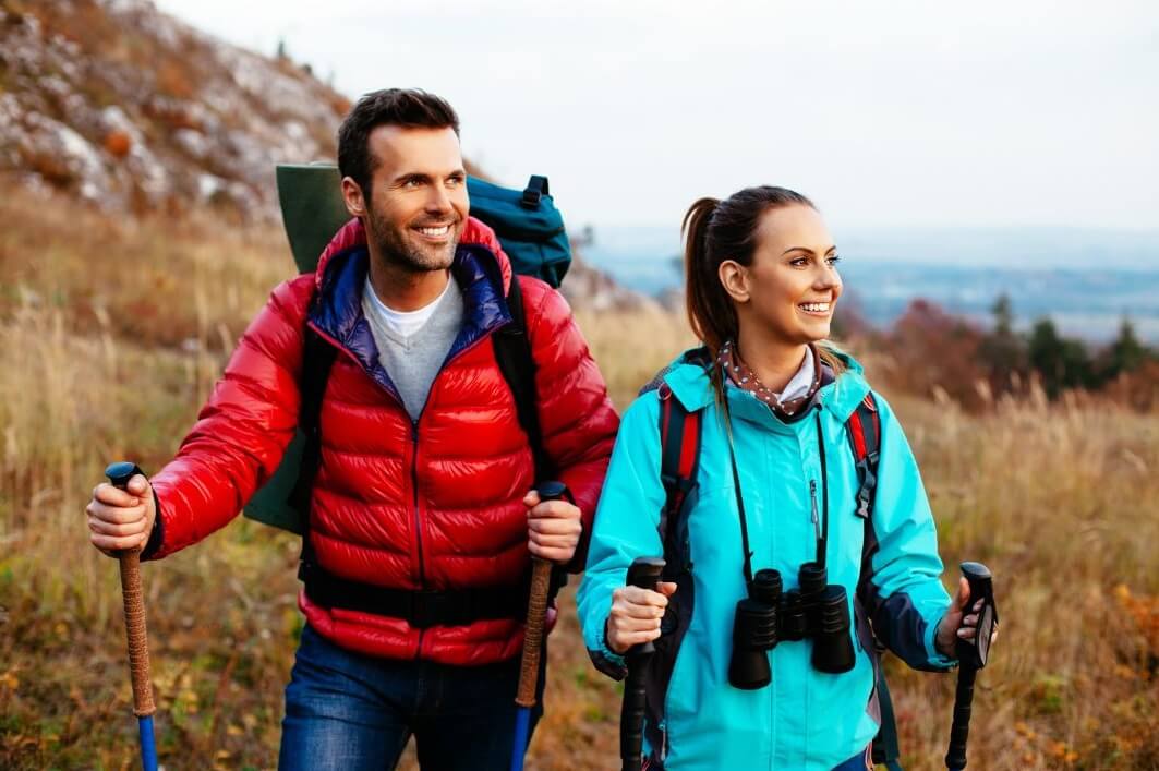 hiking couple